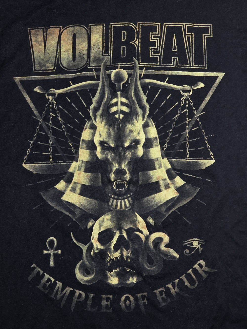 Volbeat Offical Men's Temple of Ekur 2023 Tour Merch Sz Lg
